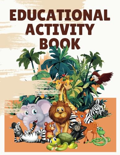 Educational Activity Book - Puzzles Coloring And More